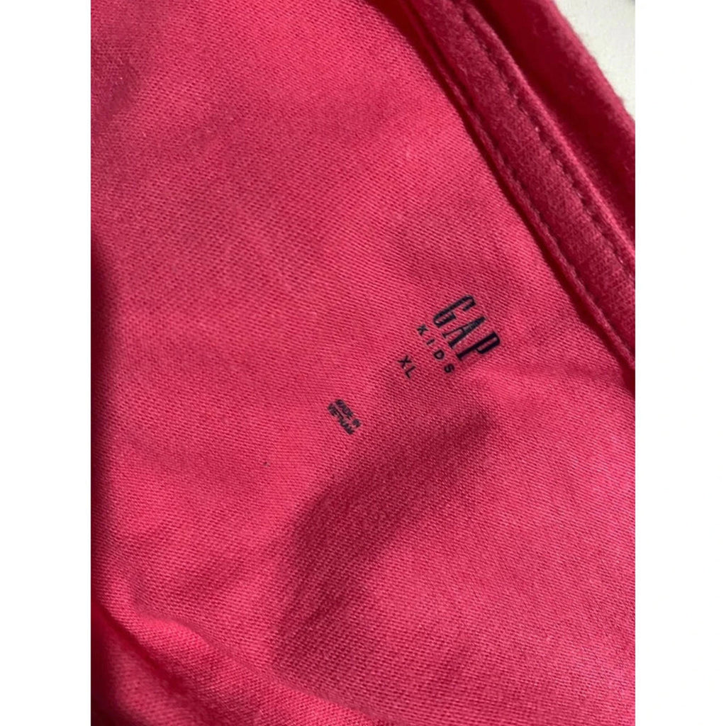 gap pink and white tshirt estimate adult xs - y2k 2000s mcbling