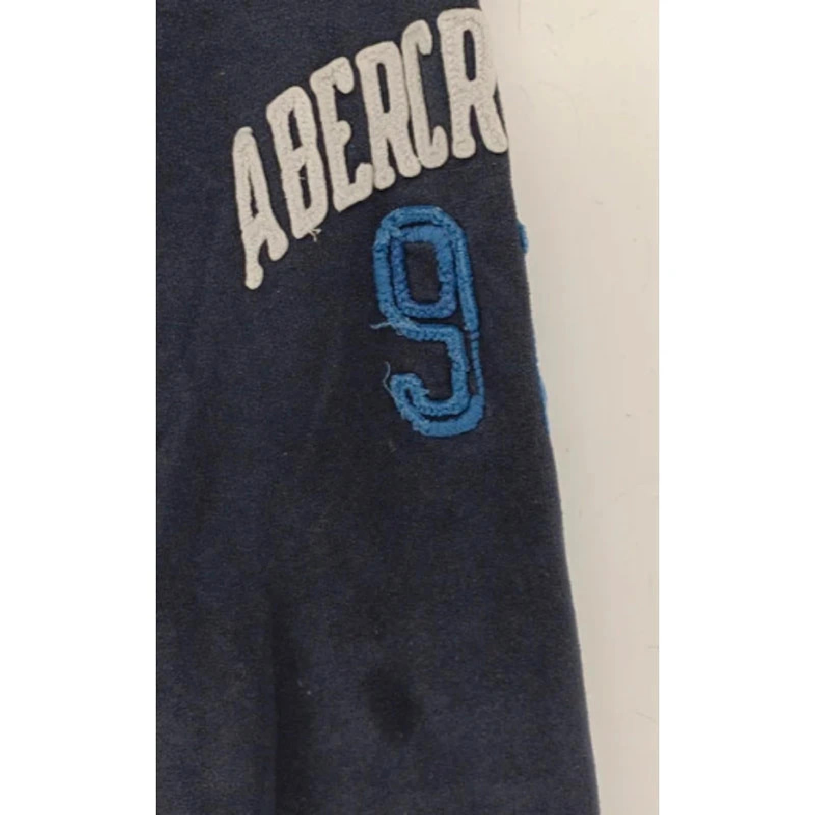 size medium abercrombie and fitch blue vintage joggers 2000s y2k