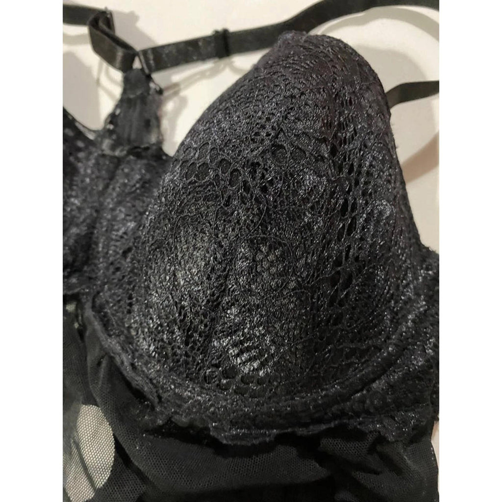 sheer babydoll lace vintage goth emo 2000s y2k