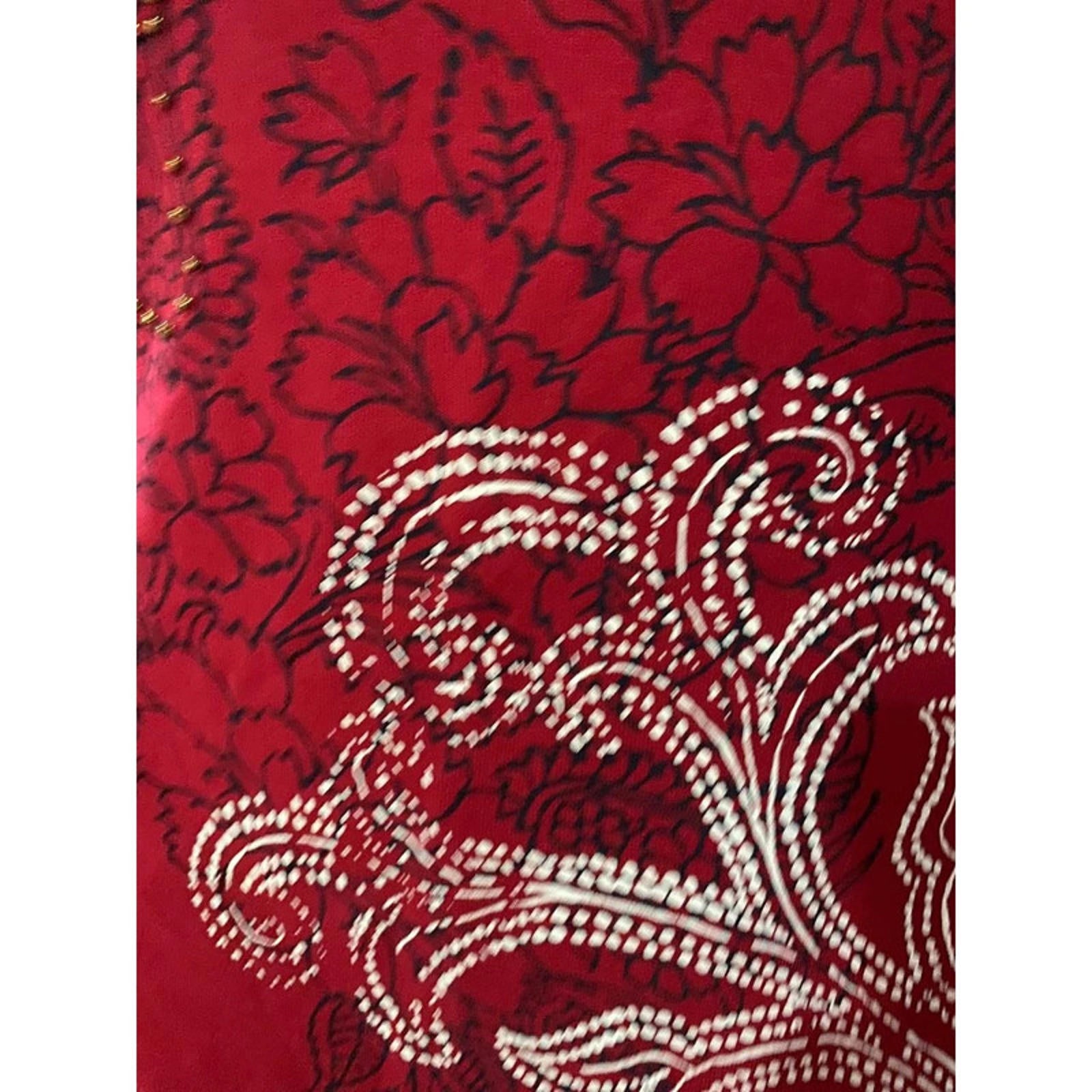 Gorgeous christmas vibes long sleeve vneck top size large vintage y2k 2000s mcbling grunge