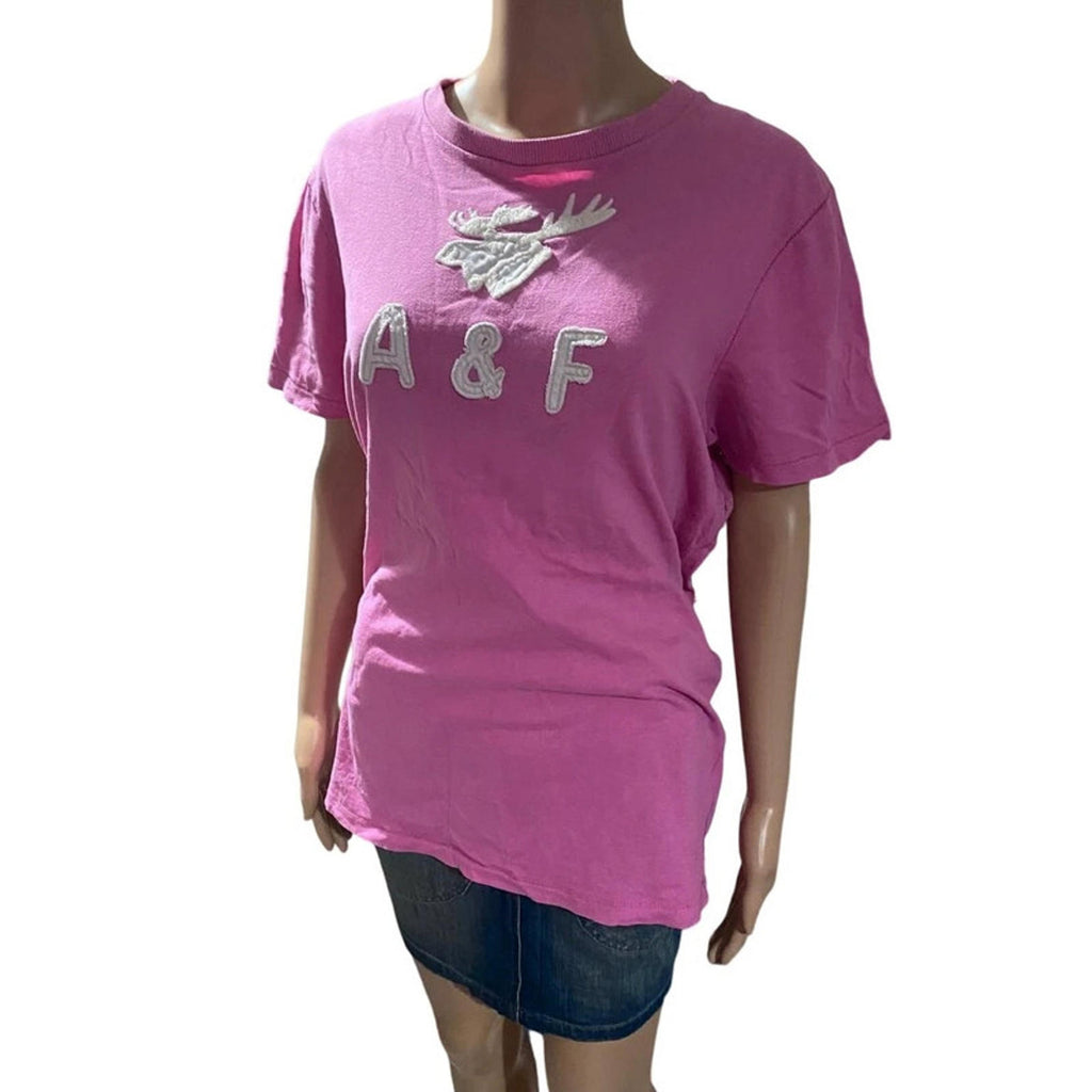 abercrombie & fitch tshirt y2k 2000s vintage - pink