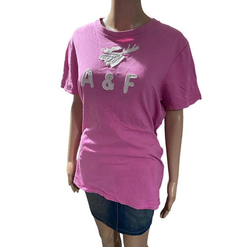abercrombie & fitch tshirt y2k 2000s vintage - pink