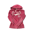 abercrombie & fitch pink faded hoodie size small muscle y2k 2000s