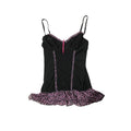 babydoll top leopard print pink and black 2000s y2k scene emo mcbling