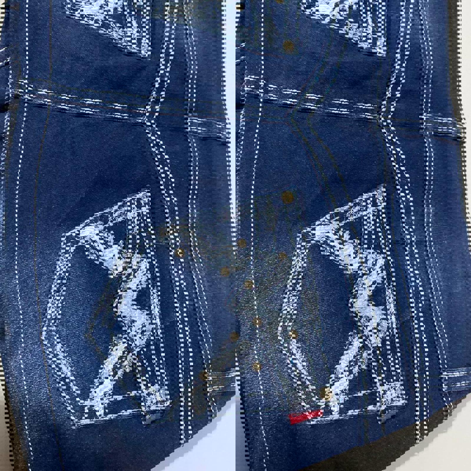 mini skirt 28 inch waist estimate size 10 - vintage y2k mcbling 2000s