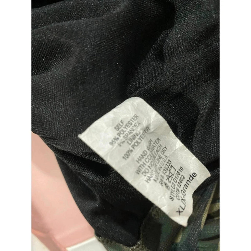 fashion nova size xl camo dress y2k style mcbling mini