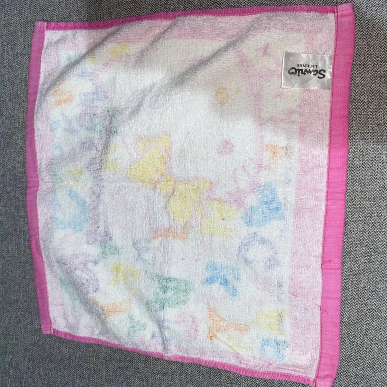 2007 charmmy kitty pink hand towel y2k vintage sanrio japan