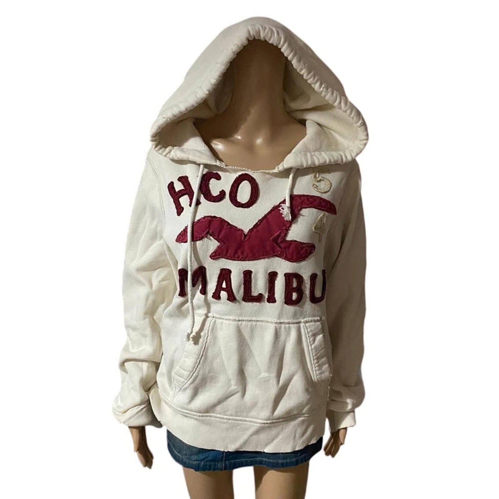 size small (fits more large) hollister vintage hoodie 2000s y2k