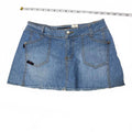 denim mini skirt  - vintage y2k mcbling 2000s