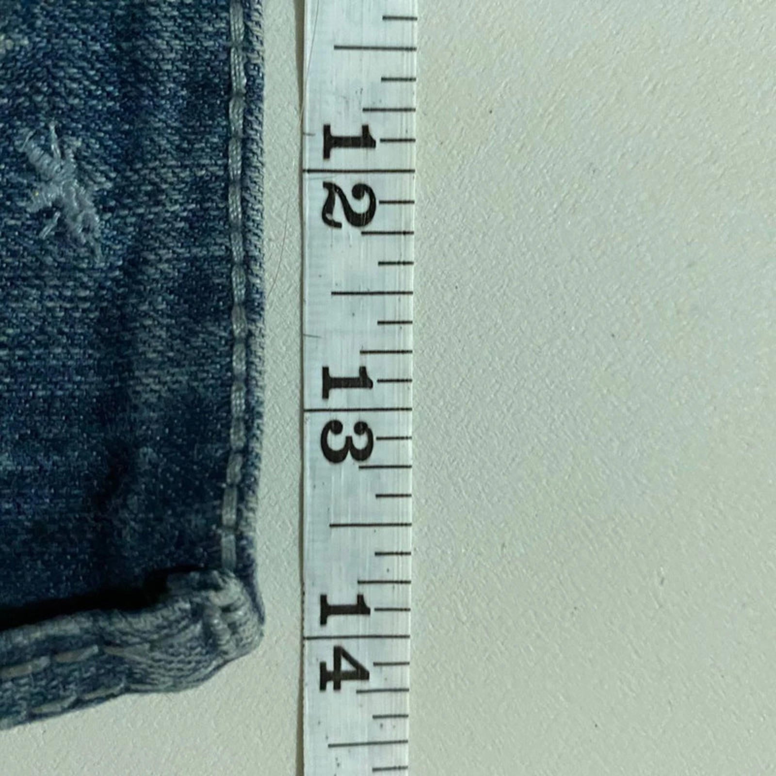 vintage denim shorts embellished - size 10 - waist 28 - y2k 2000s mcbling