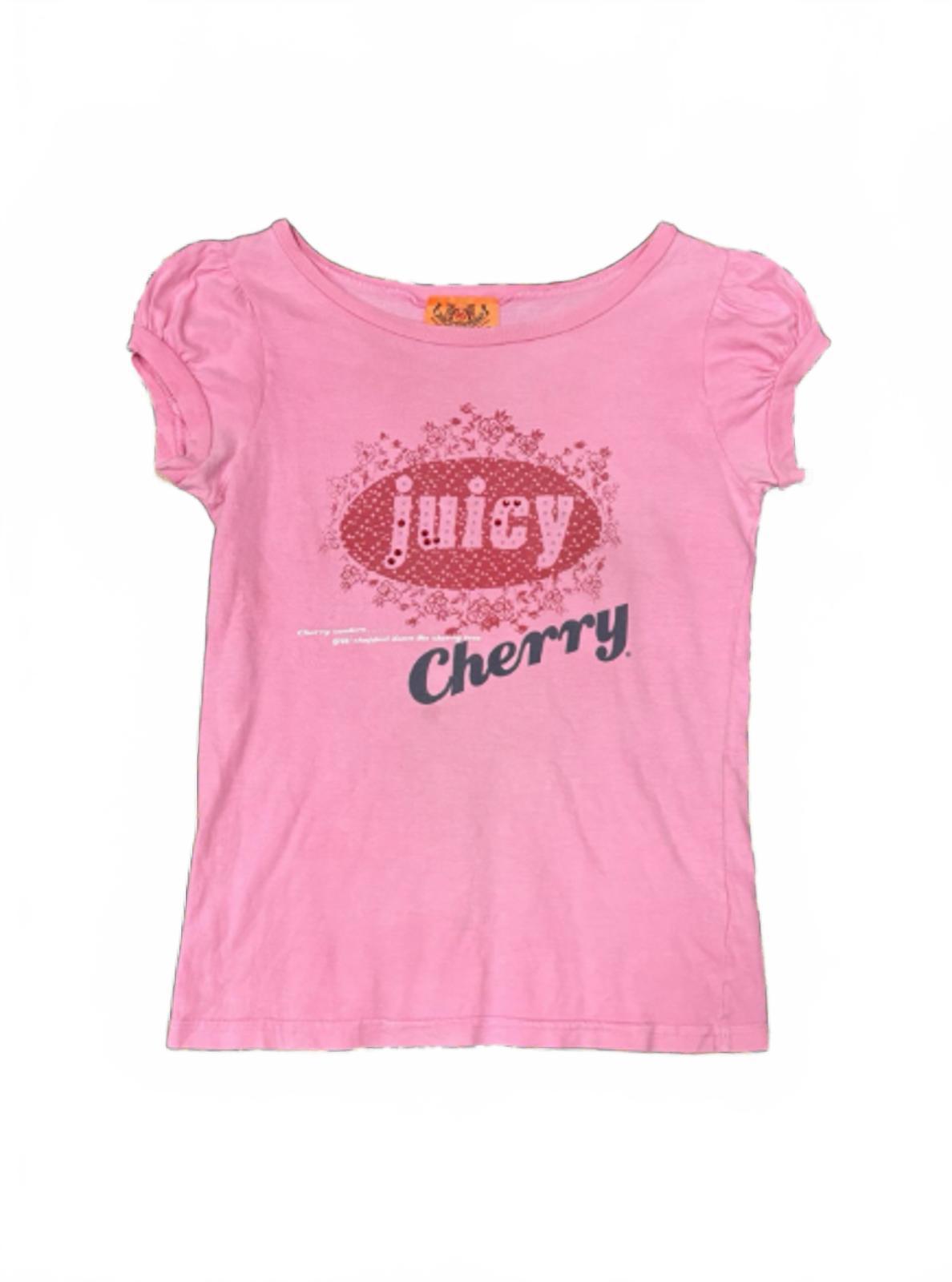 Juicy Couture Pink Vintage tshirt short sleeve RARE y2k mcbling 2000s