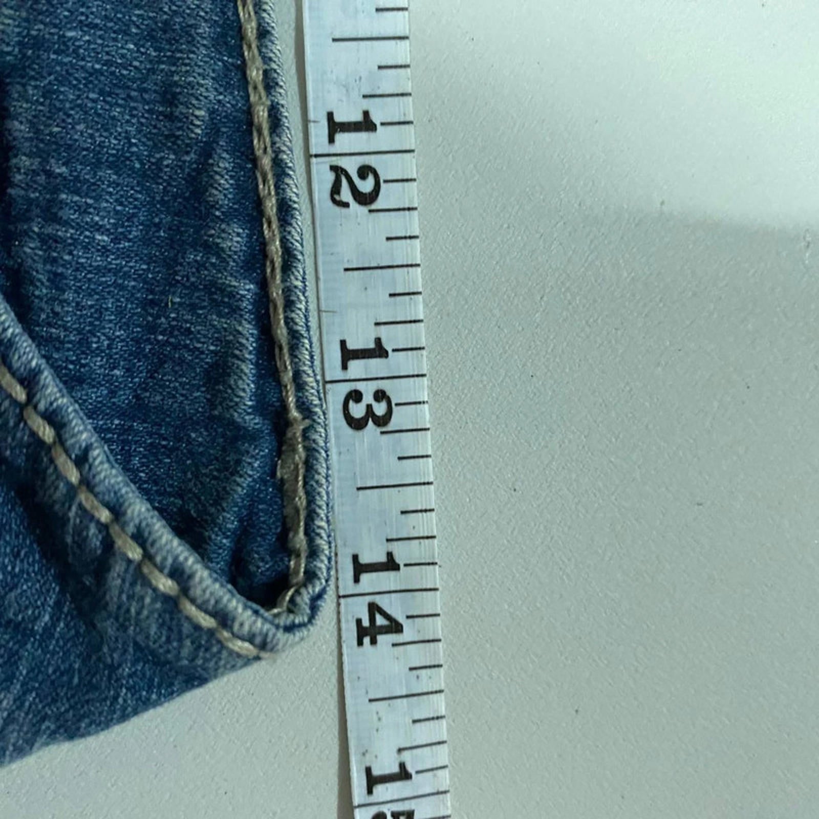 vintage denim shorts embellished - size 10 - waist 28 - y2k 2000s mcbling