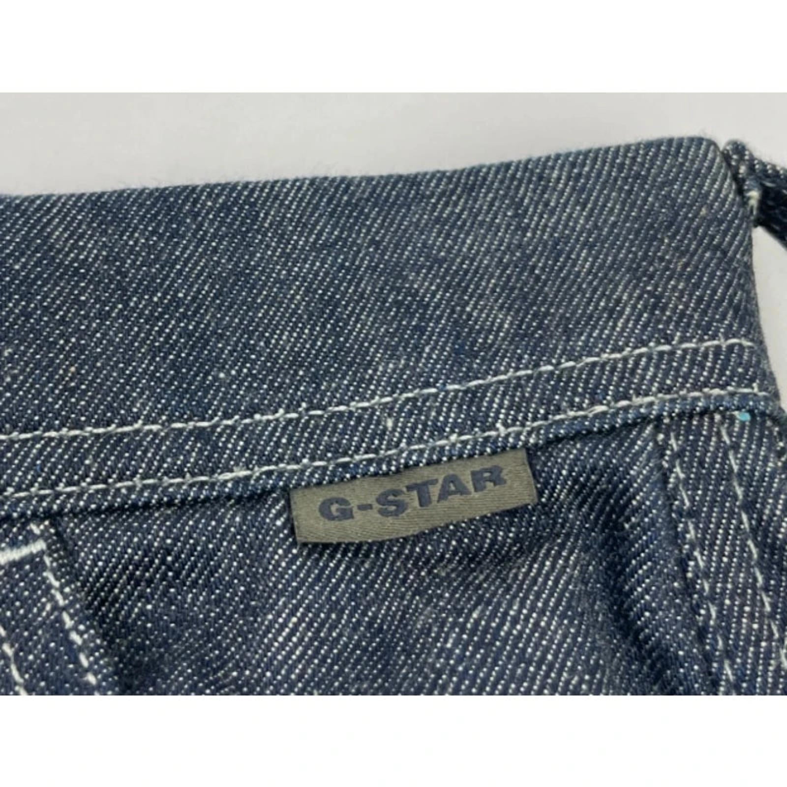g-star raw denim mini skirt y2k 2000s vintage 36 inch waist estimate 18 uk
