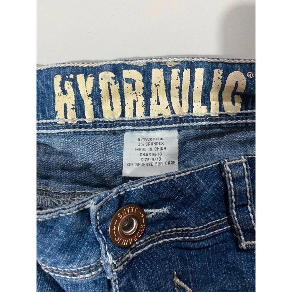 estimate uk 14 - 32 inch waist mini skirt hydraulic vintage 2000s y2k