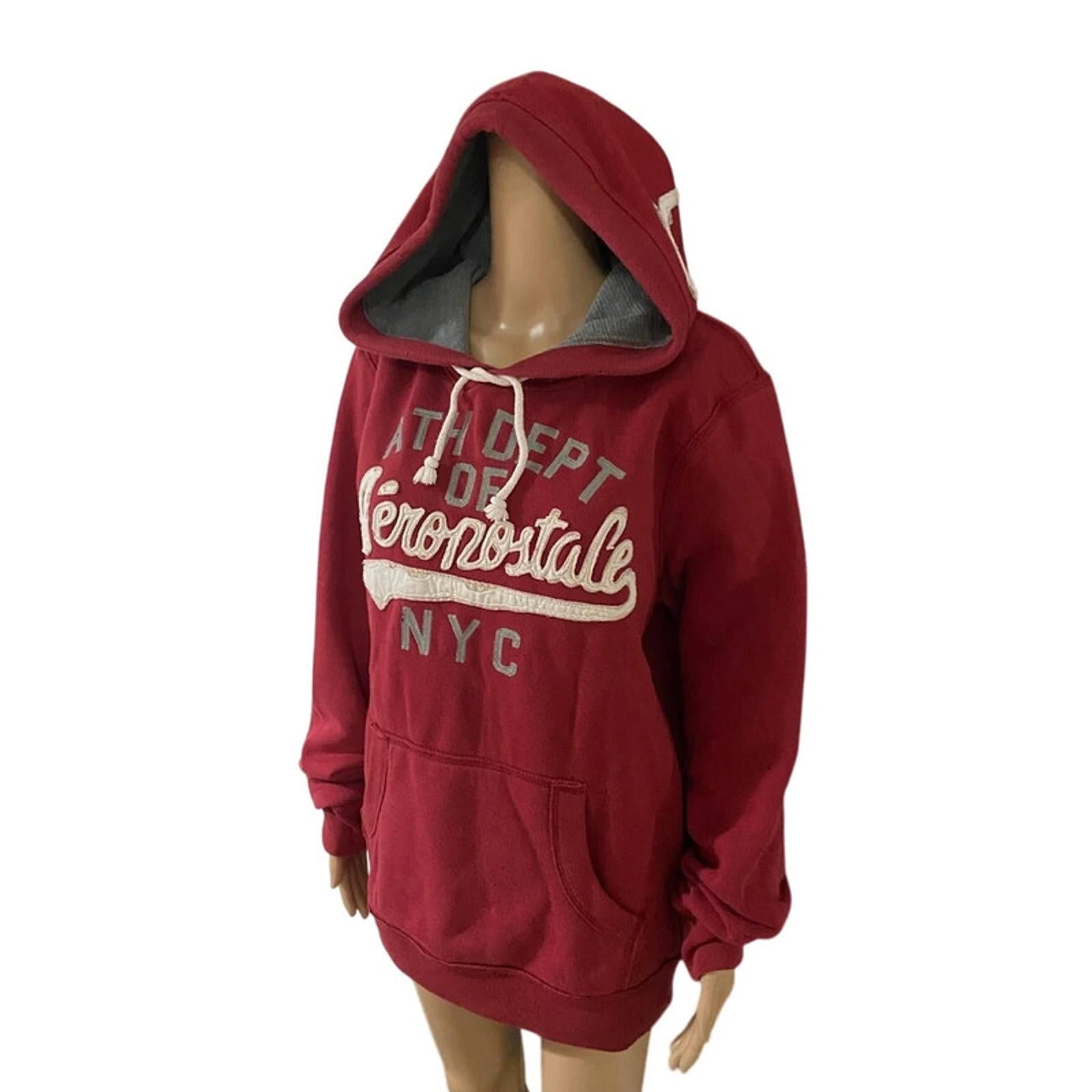 aeropostale hoodie size large (more like XL ) - vintage 2000s red hoodie y2k