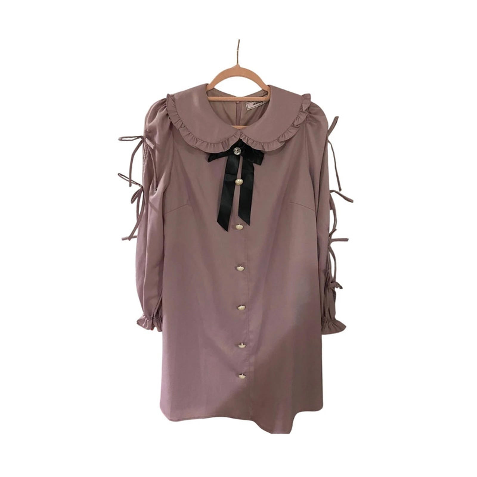 Ank Rouge Size Medium purple japanese dress coquette vintage y2k lolita gyaru