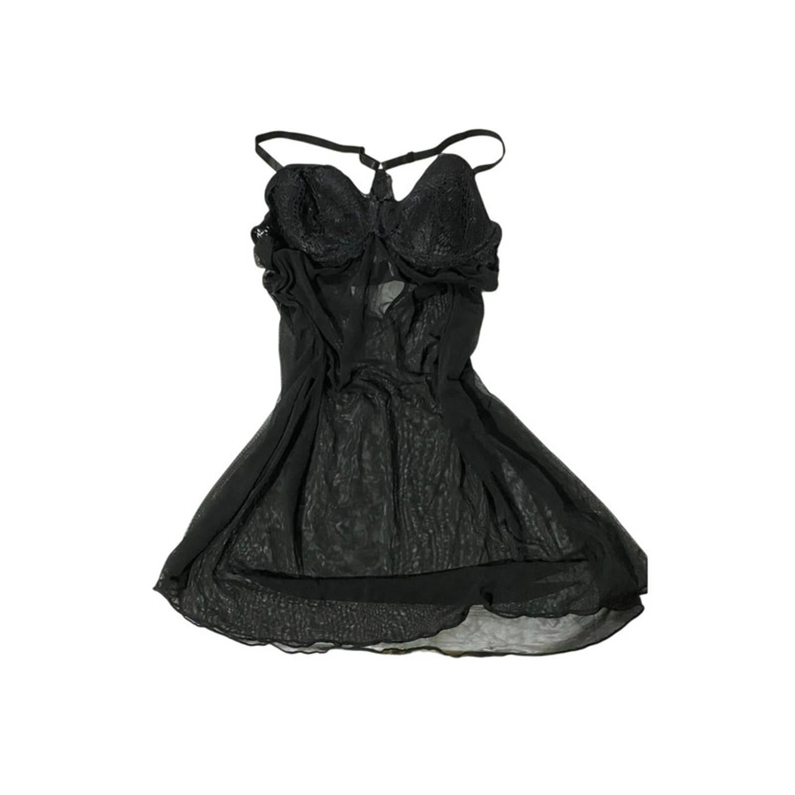 sheer babydoll lace vintage goth emo 2000s y2k