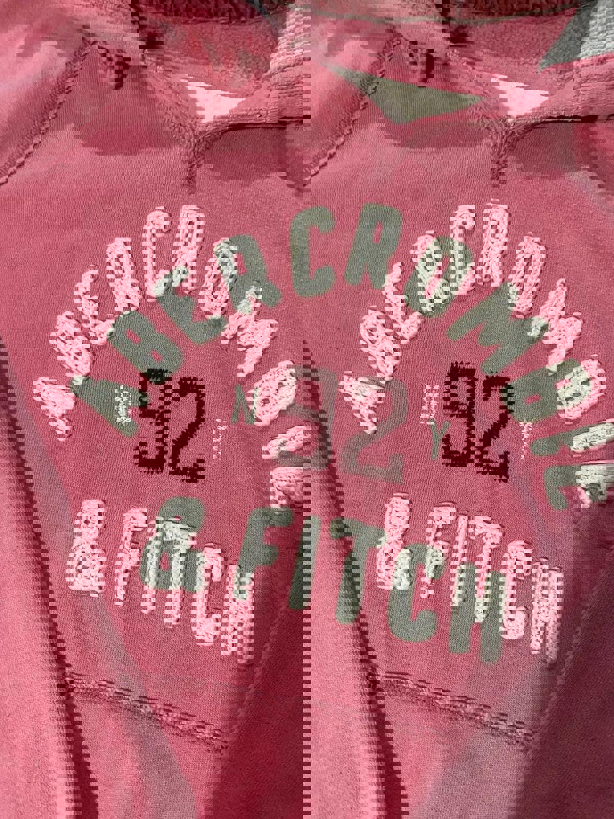 pink abercrombie and fitch hoodie vintage 2000s y2k
