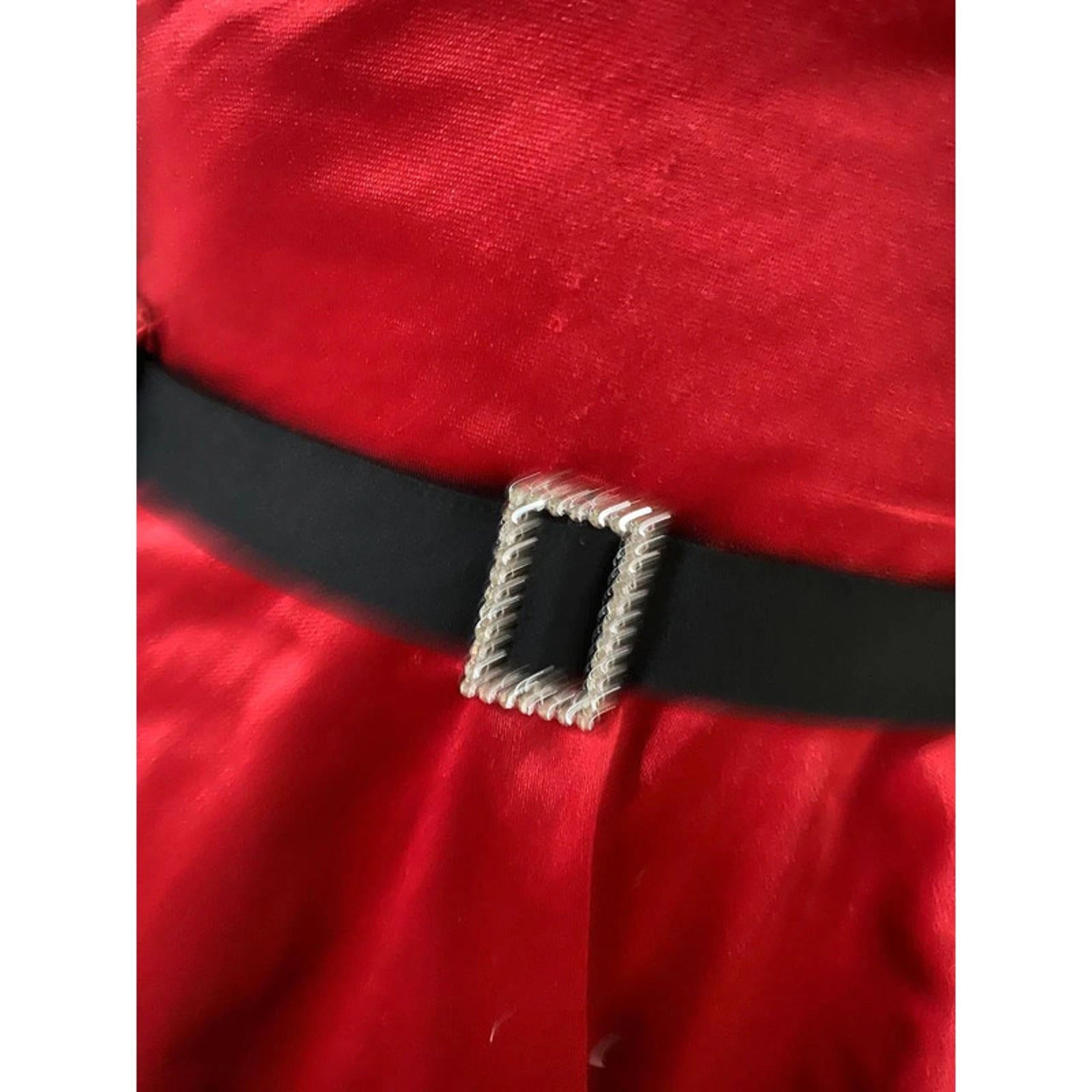 christmas mean girls size large babydoll red and white dress vintage 2000s y2k french affair