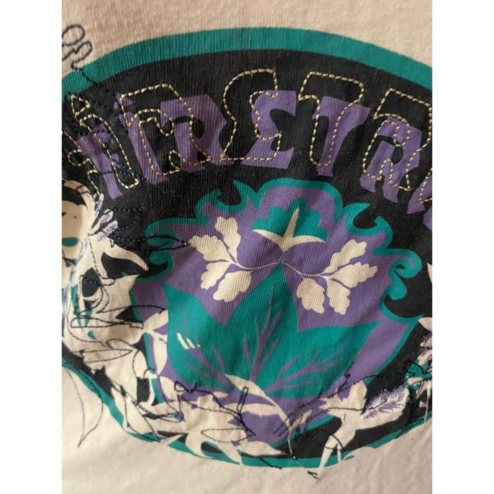 firetrap size large yellow vneck short sleeve top vintage 2000s y2k casual