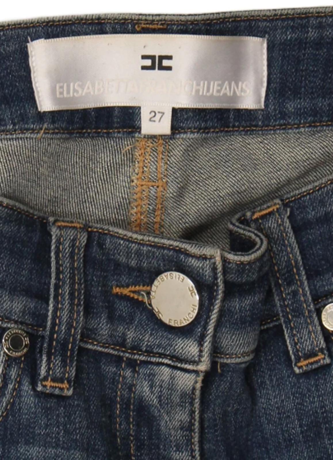 low rise bootcut elisabetta franchi denim y2k vintage 2000s jeans size est 8