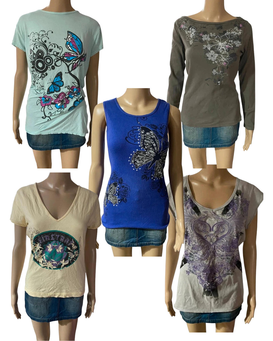 wholesale - mixed y2k/2000s tops