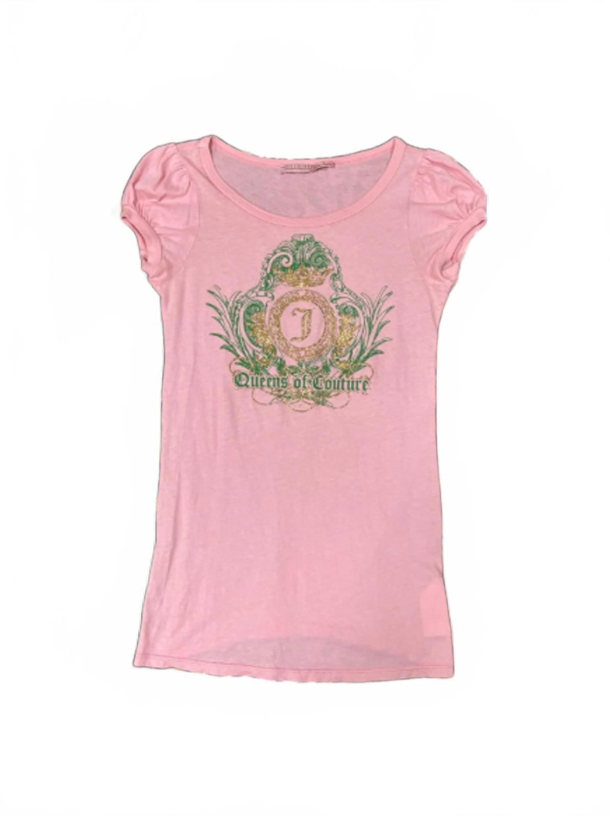 Juicy Couture Pink Vintage tshirt short sleeve RARE y2k mcbling 2000s