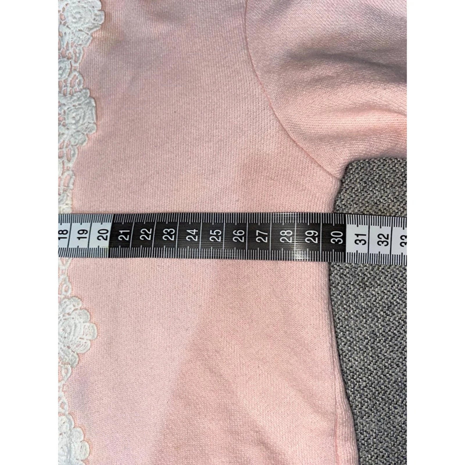 Liz lisa estimate size 4 uk cropped pink and white hoodie coquette y2k