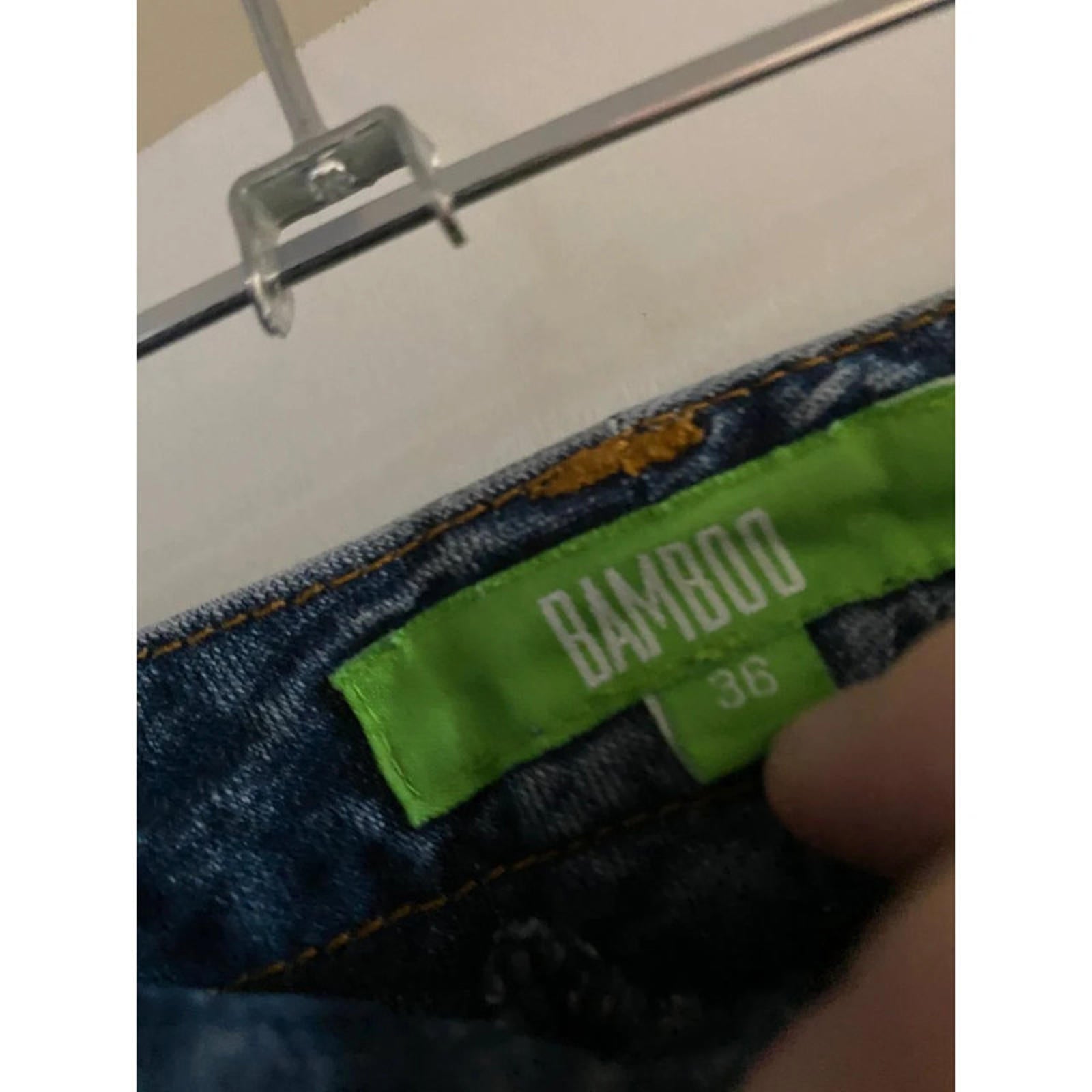 28 inch waist estimate size 10 uk - blue denim mini skirt vintage 2000s y2k bamboo