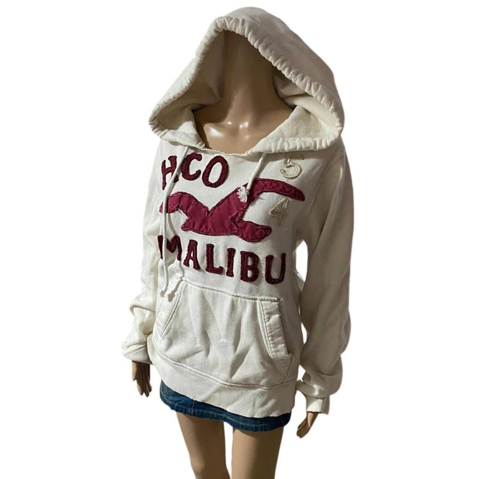 size small (fits more large) hollister vintage hoodie 2000s y2k