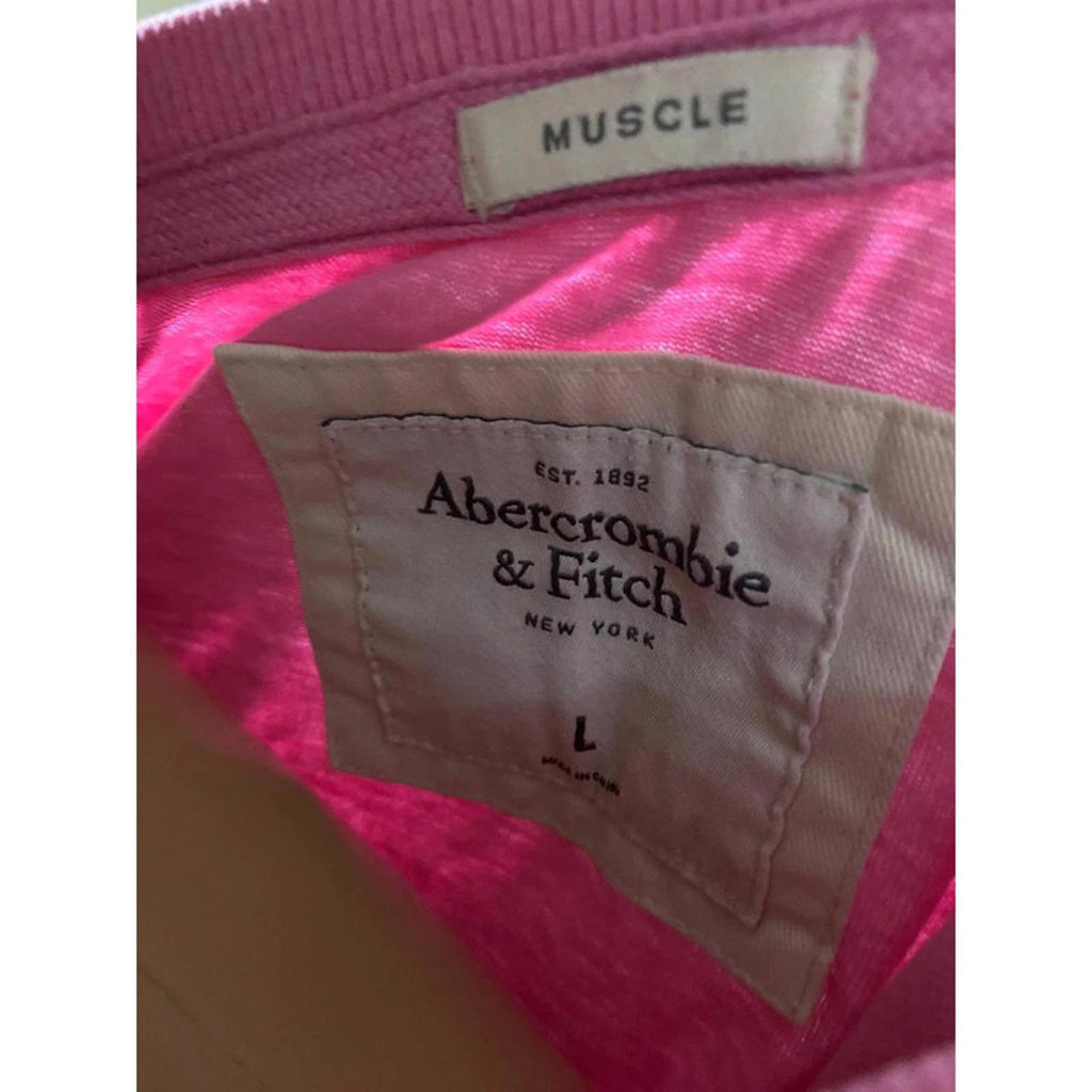 abercrombie & fitch tshirt y2k 2000s vintage - pink