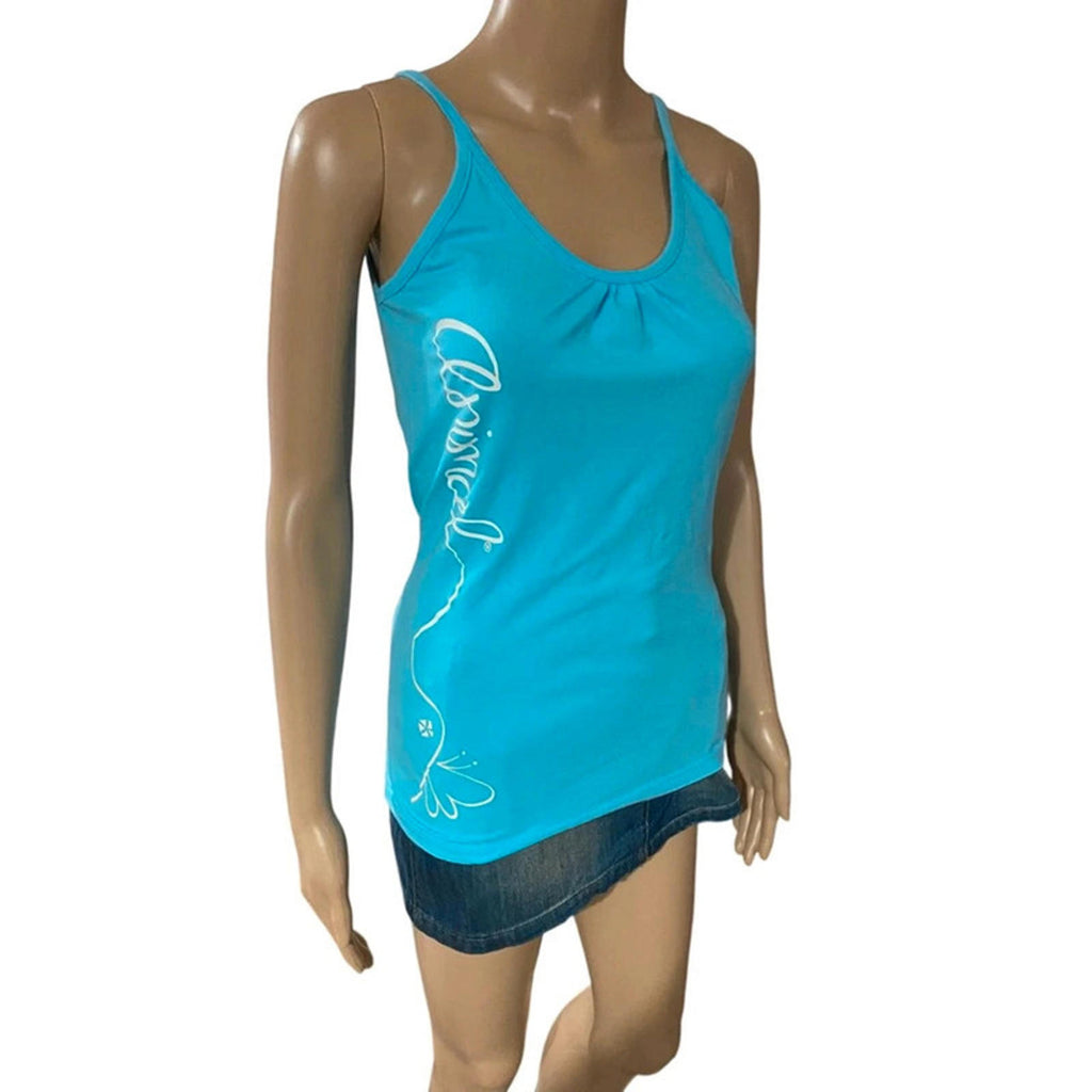 animal size 10 blue tank top vintage 2000s y2k