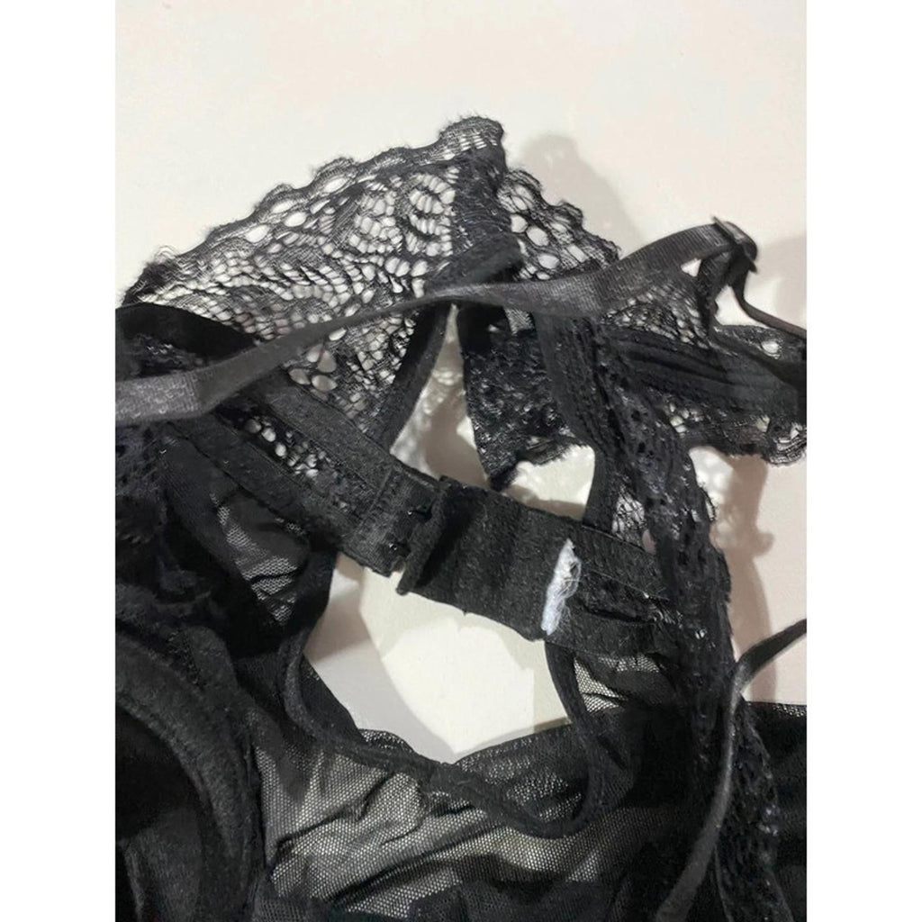 sheer babydoll lace vintage goth emo 2000s y2k