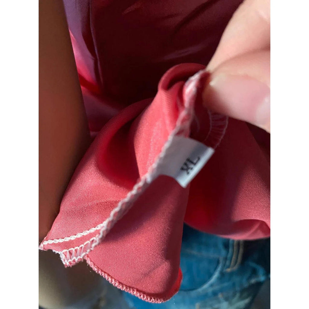 size xl pink silky lace cami top y2k mcbling