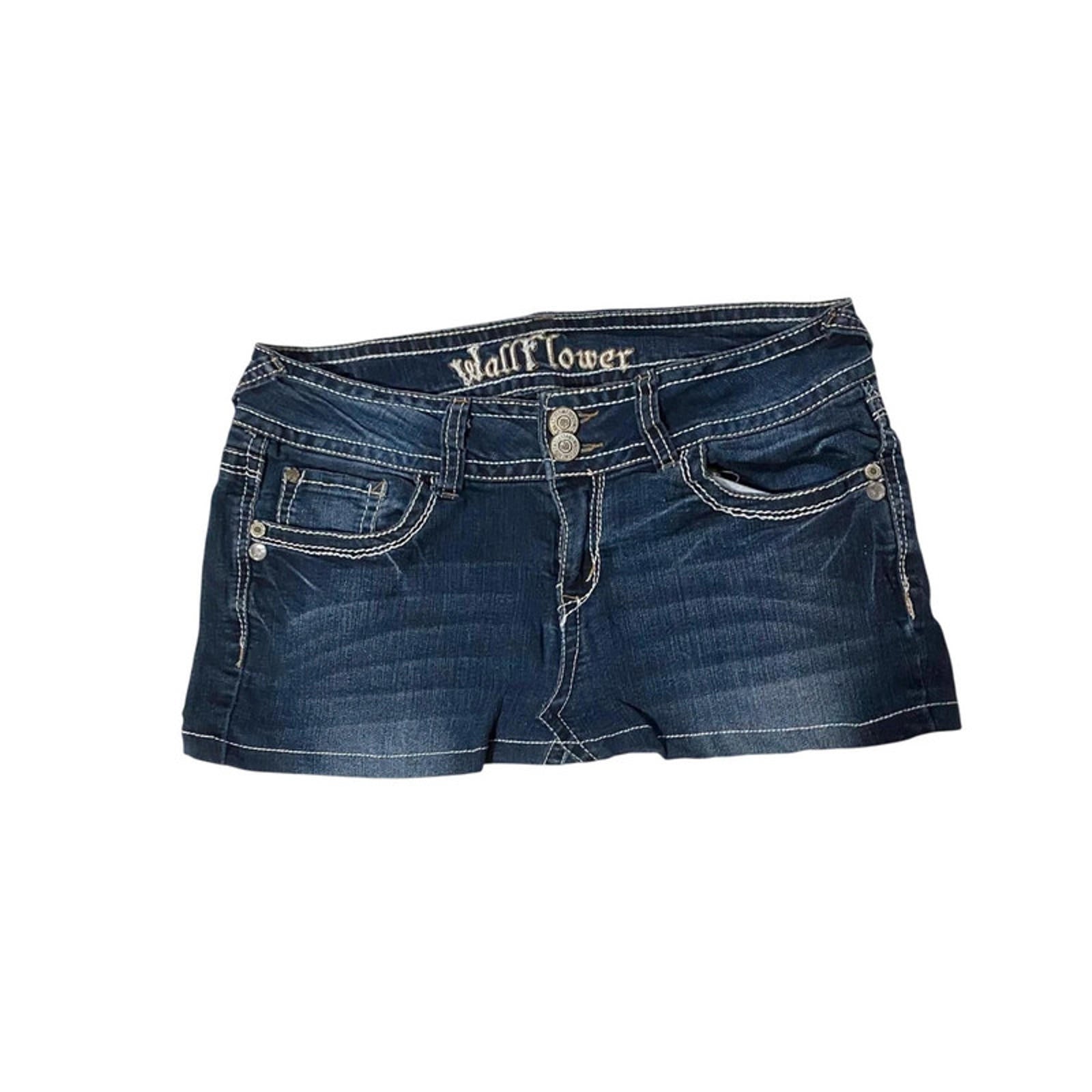 wallflower mini skirt 30 inch waist estimate size 12 - vintage y2k mcbling 2000s