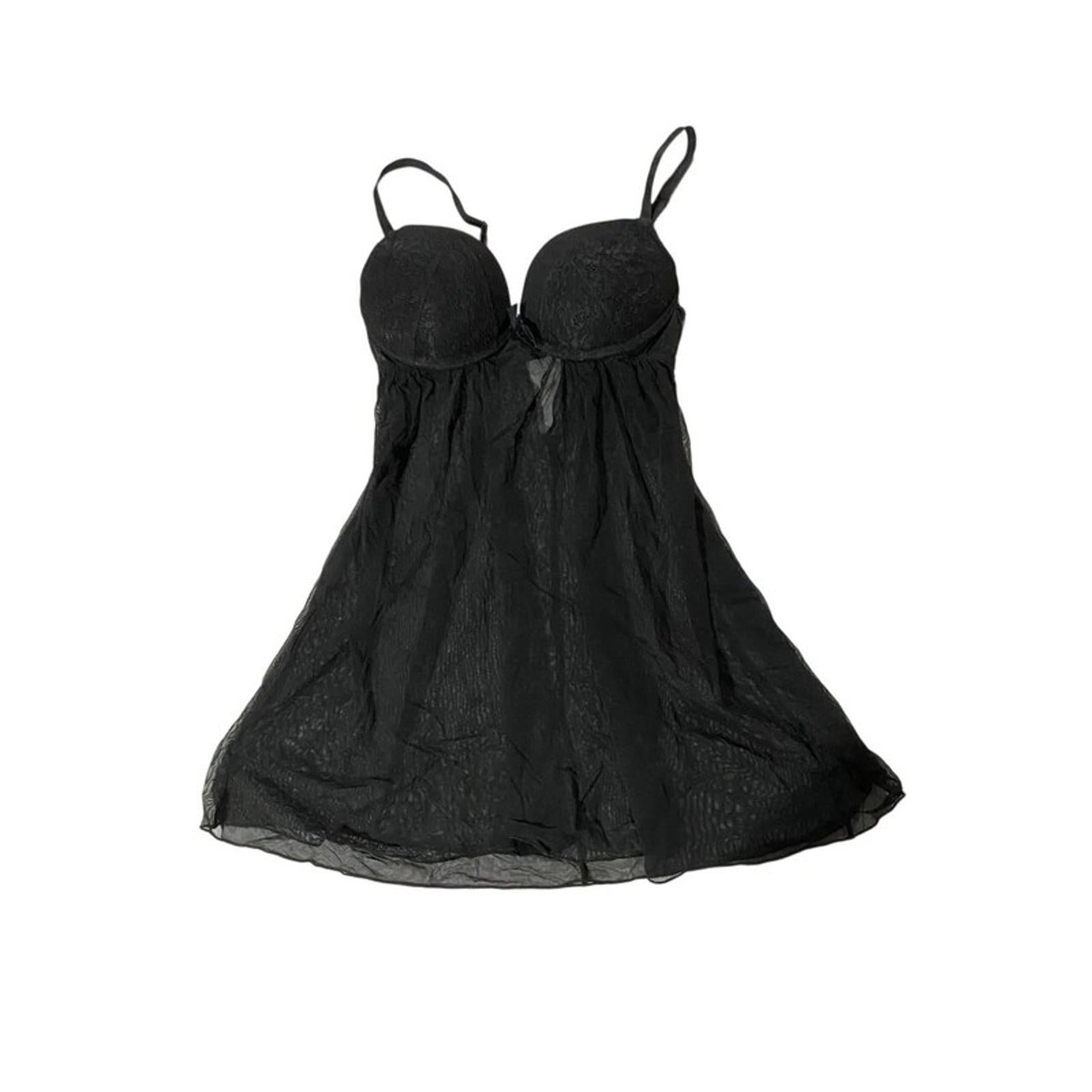 babydoll top black lace 2000s vintage y2k goth emo