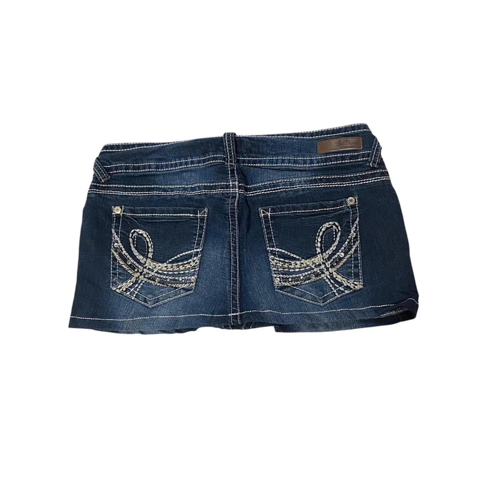 wallflower mini skirt 30 inch waist estimate size 12 - vintage y2k mcbling 2000s