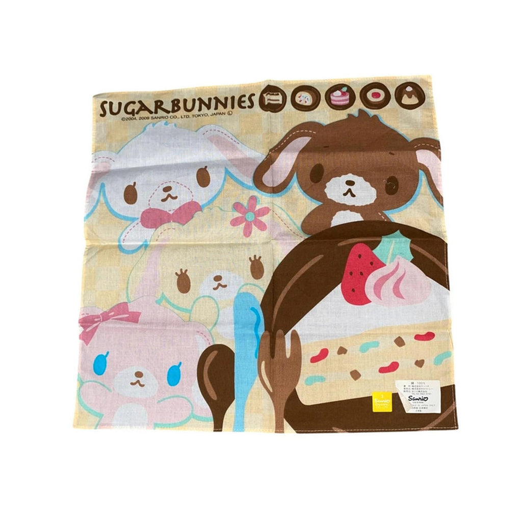 sugar bunnies 2009 vintage y2k rare hand towel sanrio japan