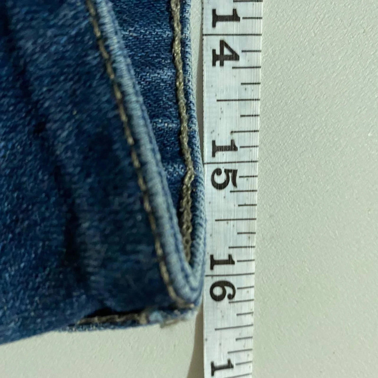 juicy couture vintage denim shorts embellished - size 14 - waist 32 - y2k 2000s mcbling