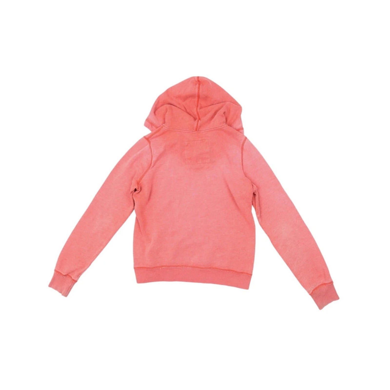 hollister size large coral orange faded hoodie vintage 2000s y2k