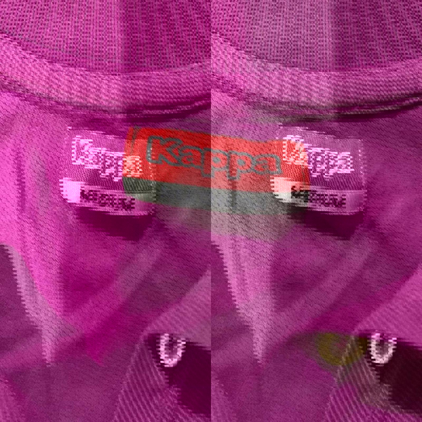 kappa size medium purple polo shirt y2k 2000s mcbling