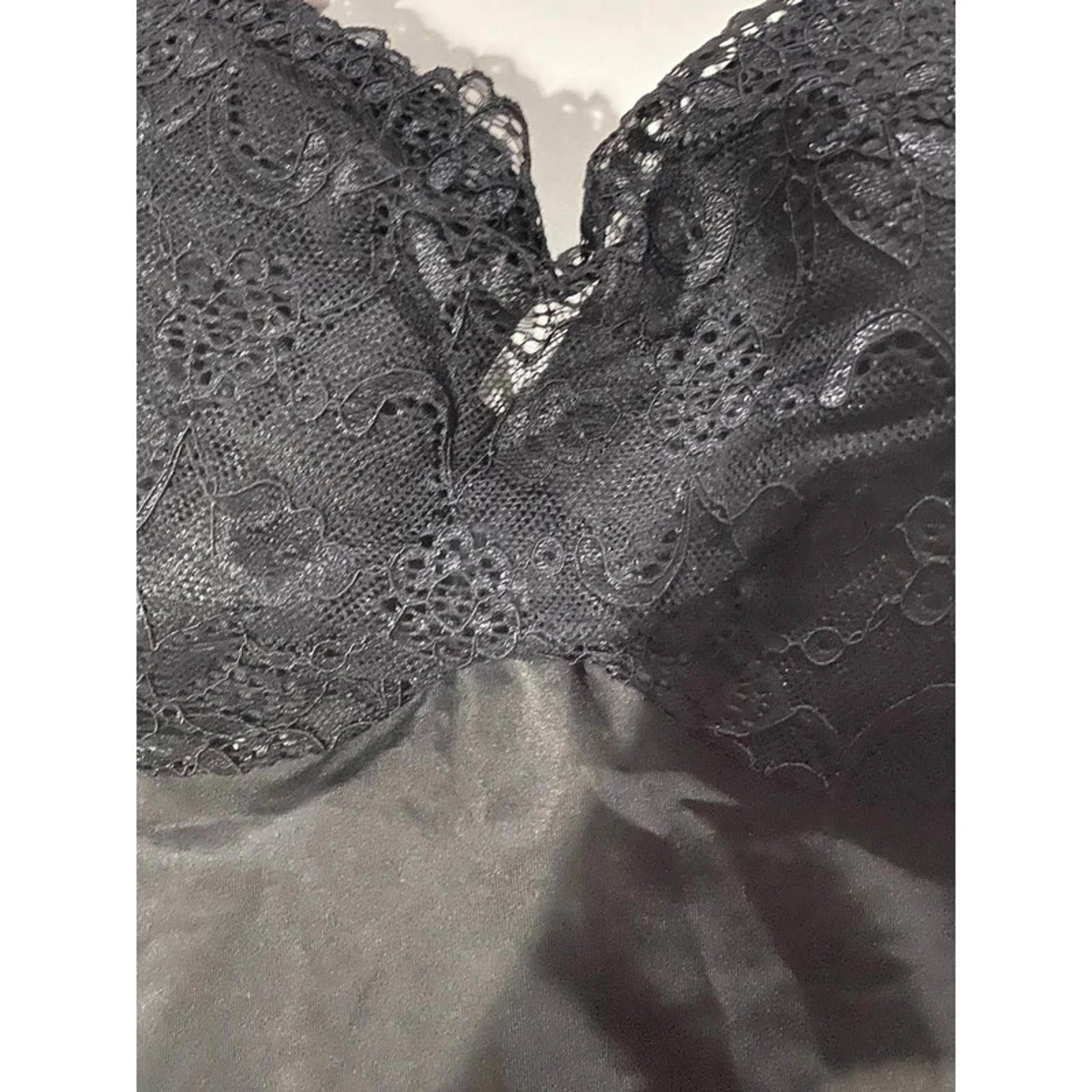 f.i.t size XL black babydoll top vintage 90s 2000s y2k goth emo