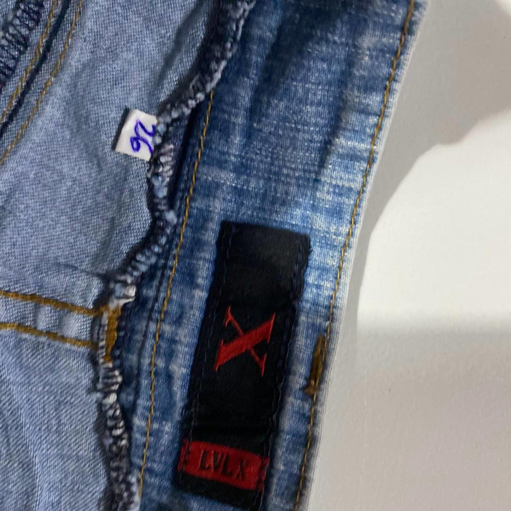 denim mini skirt  - vintage y2k mcbling 2000s