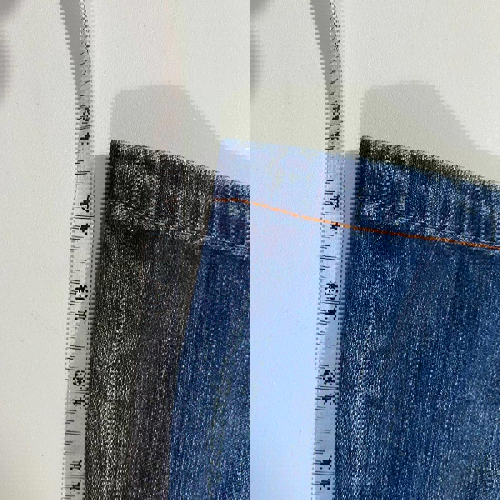 denim mini skirt  - vintage y2k mcbling 2000s - size 10 - paradise bird lounge