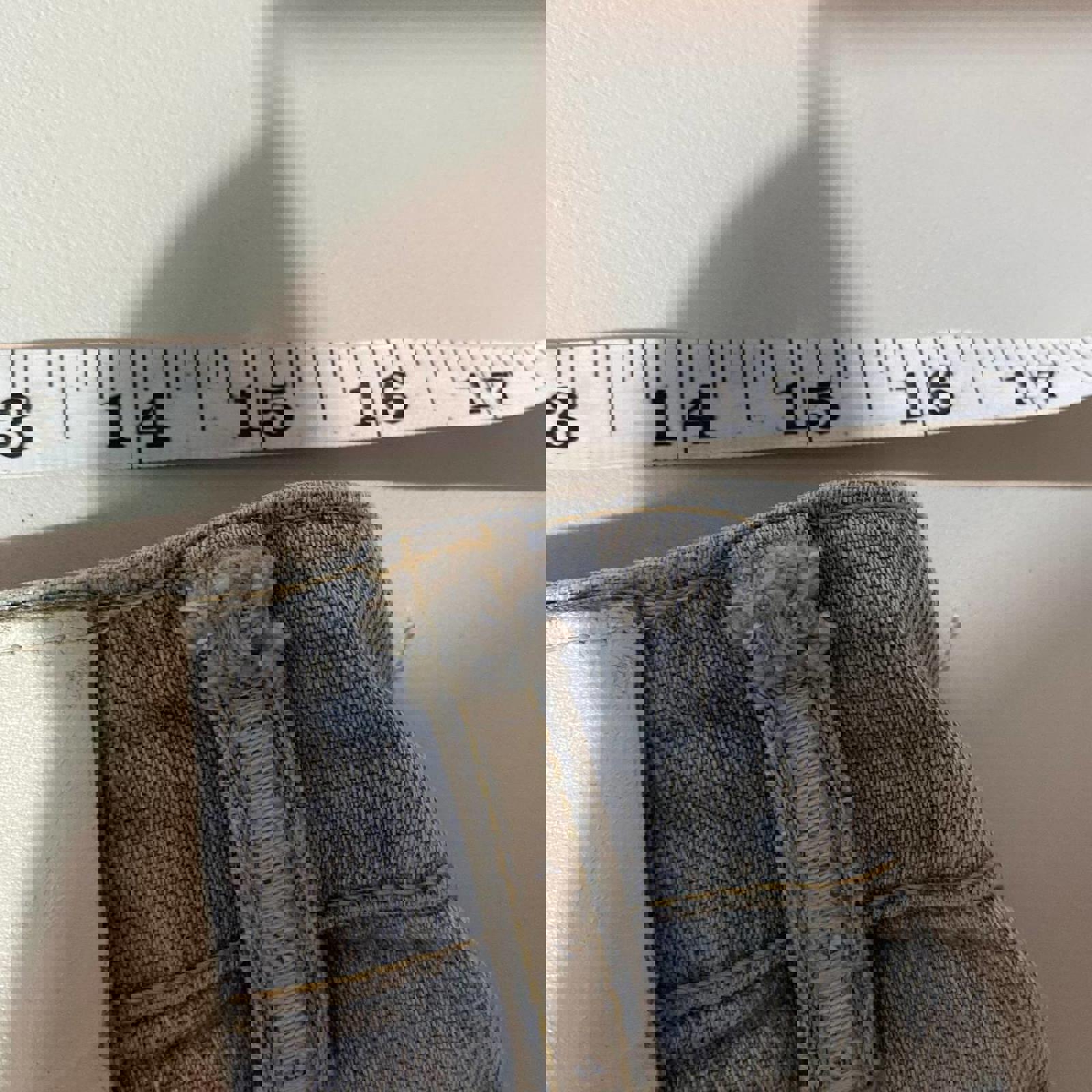 denim mini skirt  - vintage y2k mcbling 2000s - size 14