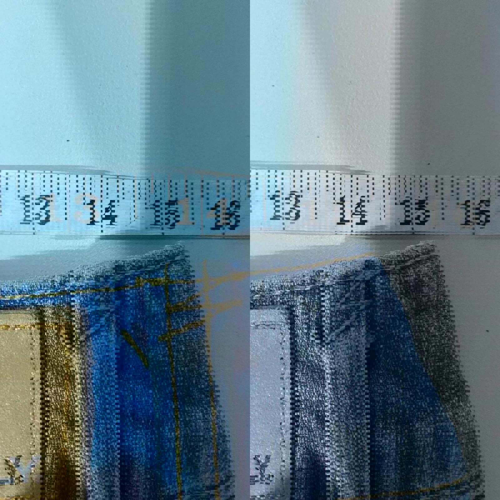 denim mini skirt  - vintage y2k mcbling 2000s - size 12