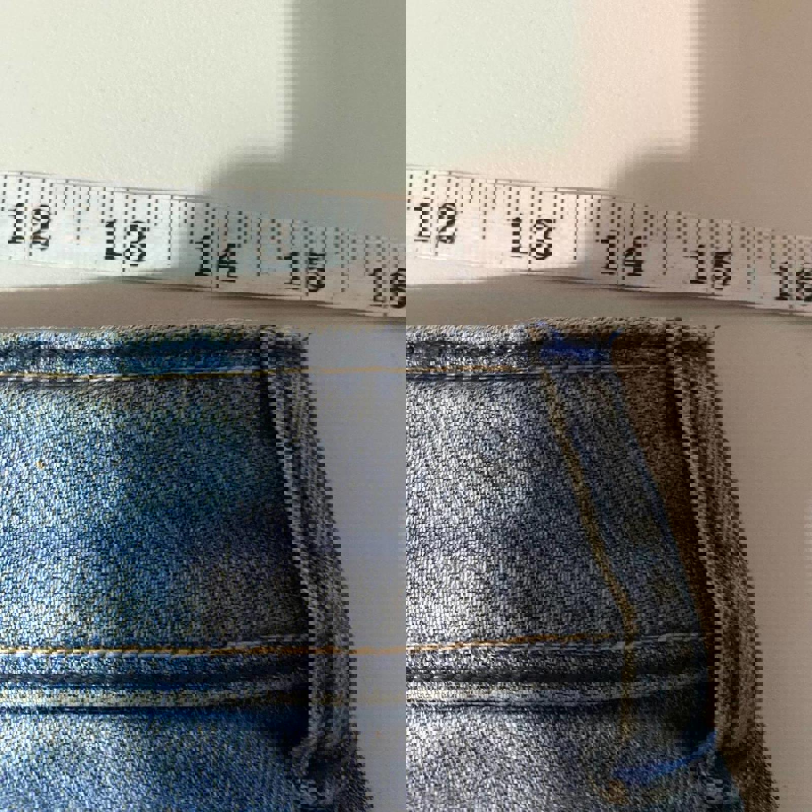 denim mini skirt  - vintage y2k mcbling 2000s - size 12