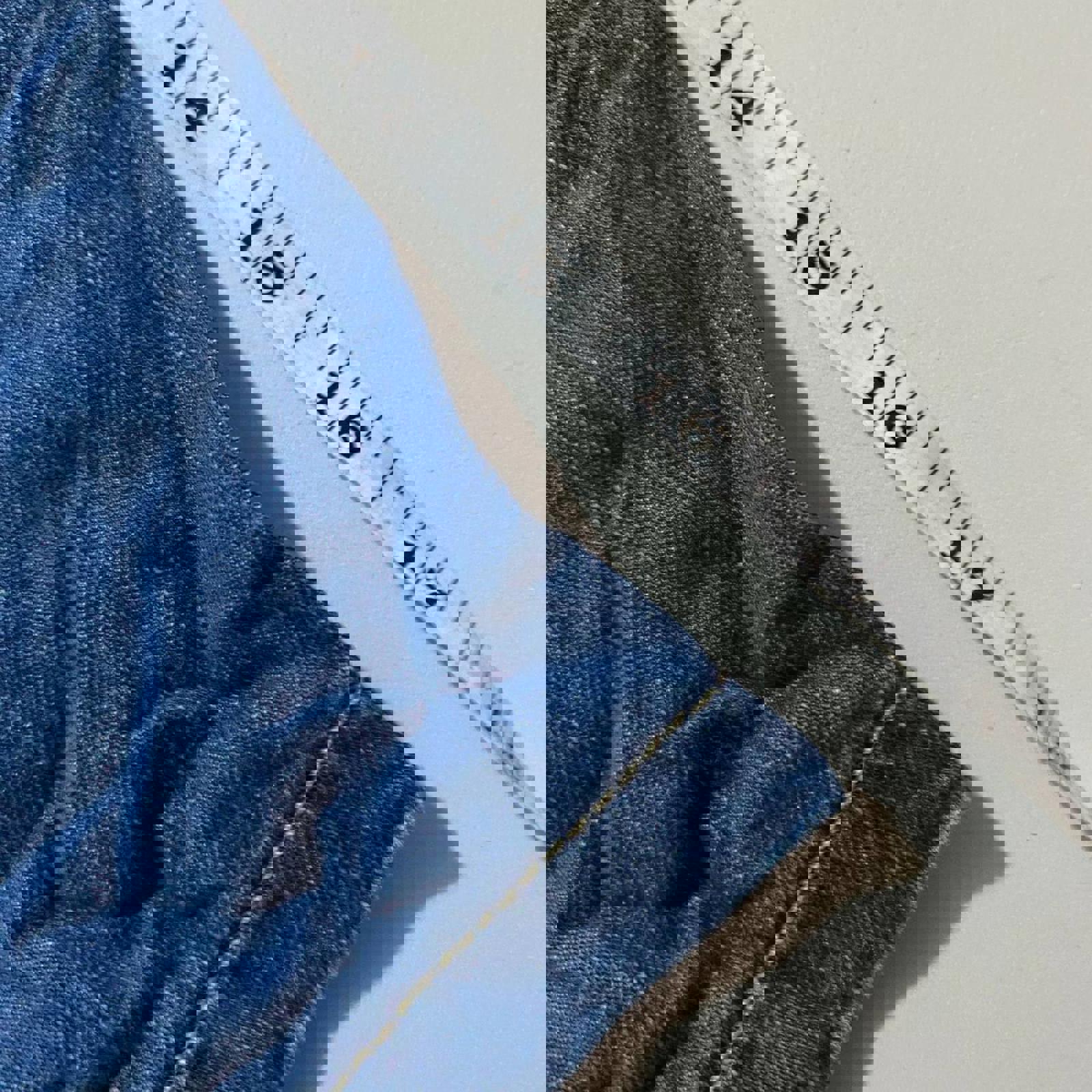 denim mini skirt  - vintage y2k mcbling 2000s - size 14