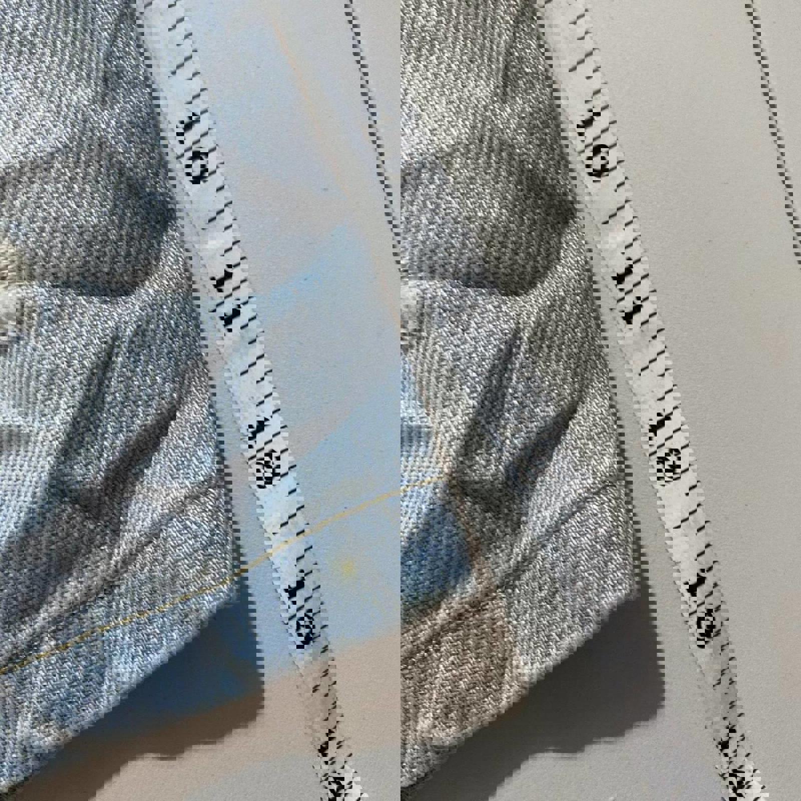 denim mini skirt  - vintage y2k mcbling 2000s - size 10