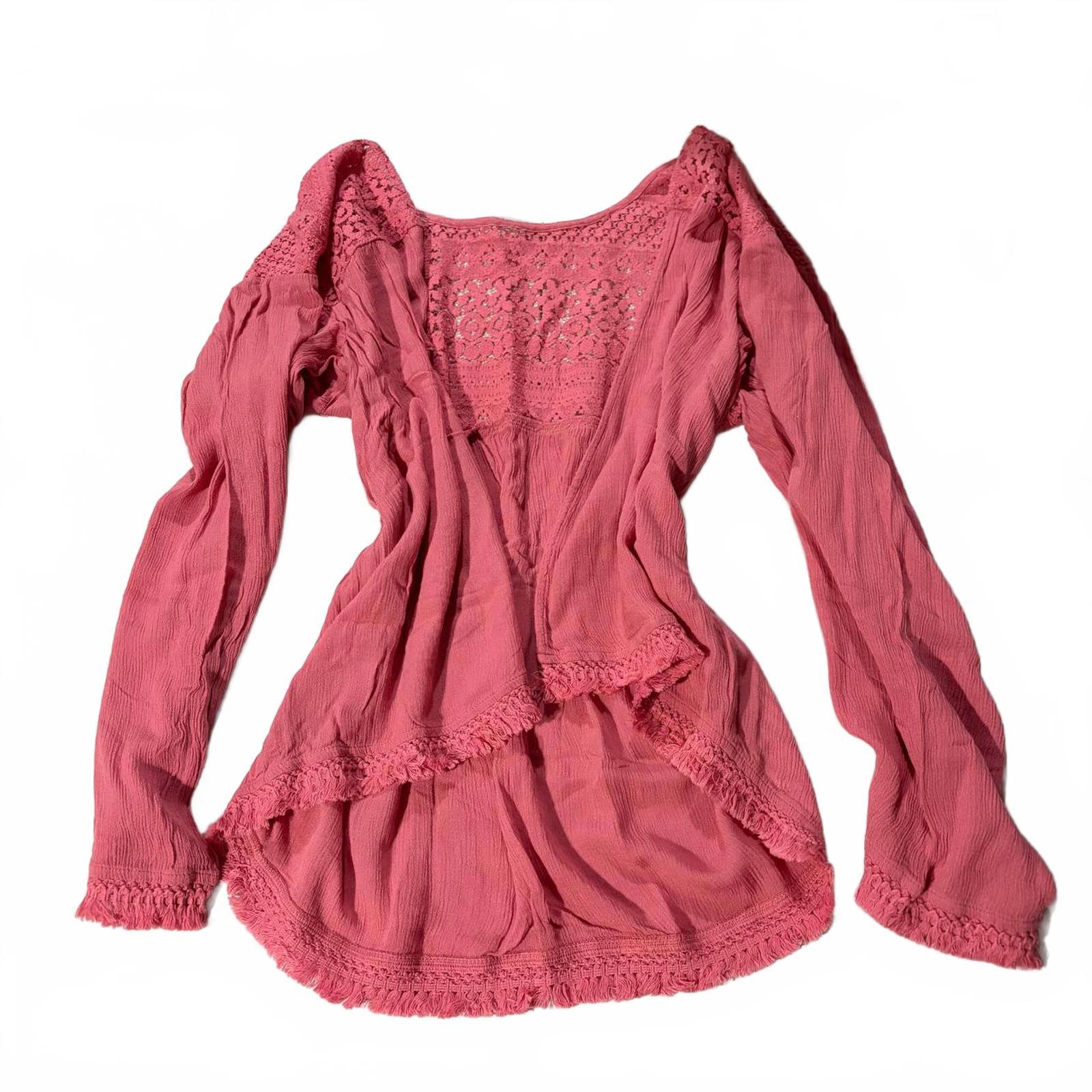 TU long sleeve top / cardigan pink fit adult small